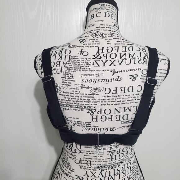 Old Navy 2 Piece Bikini Separates Black Top Purple Print Bikini Bottom  Large - Picture 6 of 8